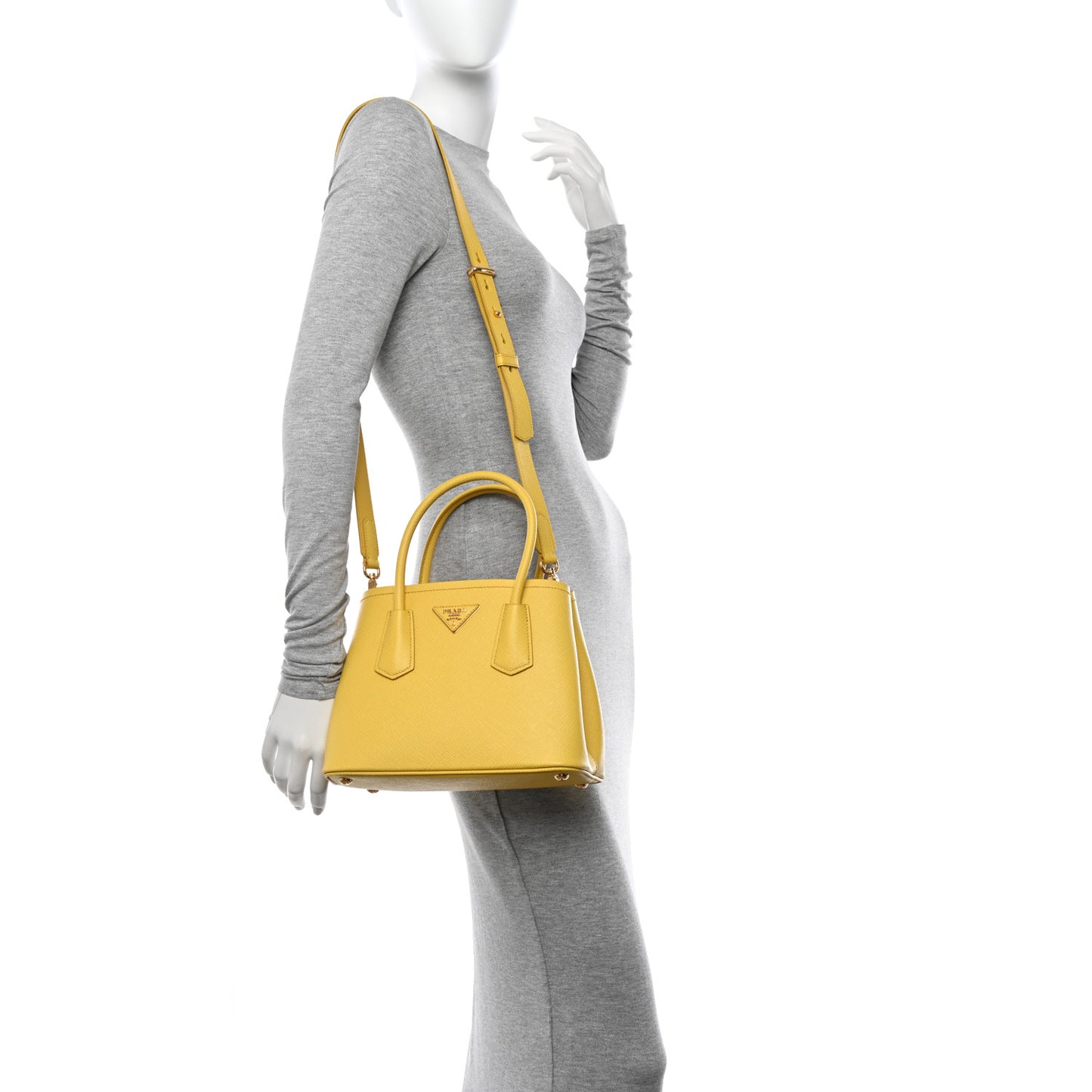 Saffiano Cuir Mini Double Bag Sole