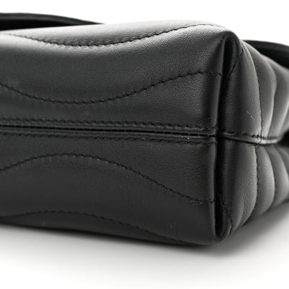 Louis Vuitton Calfskin LV New Wave Chain Bag Black 9 of 12