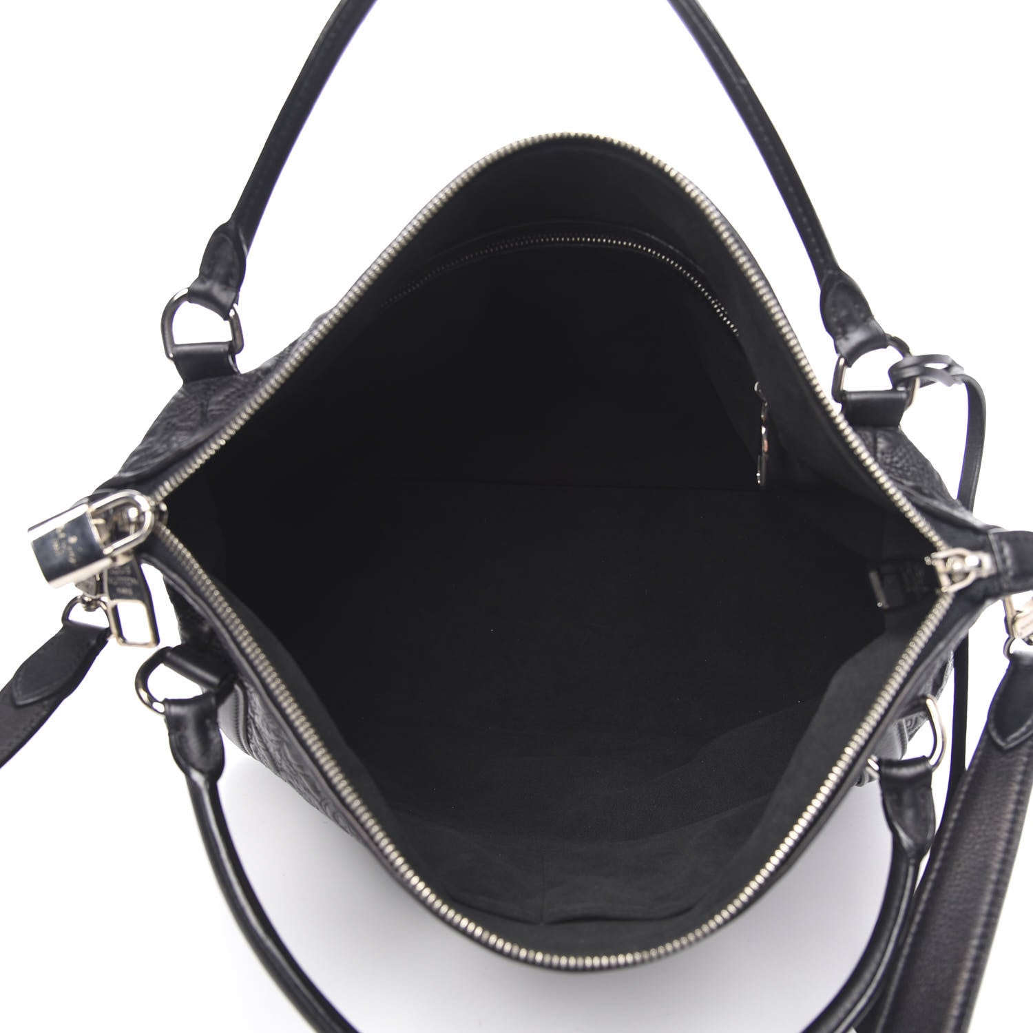 Louis Vuitton Monogram Lambskin Antheia Ixia MM Black 6 of 11
