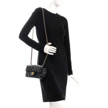 Chanel Caviar Quilted Mini Rectangular Flap Black 2 of 8