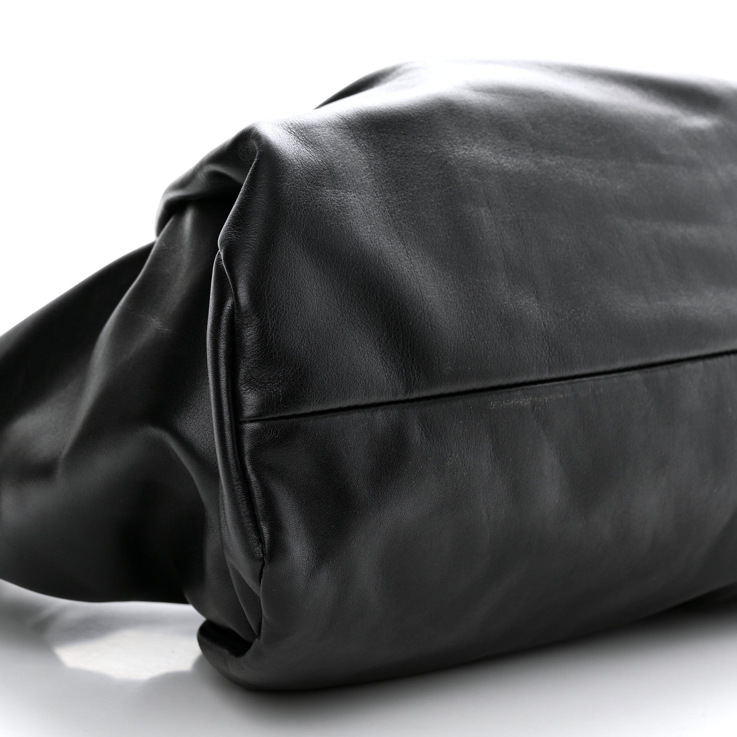 Bottega Veneta Smooth Butter Calfskin Small The Shoulder Pouch Black 8 of 9
