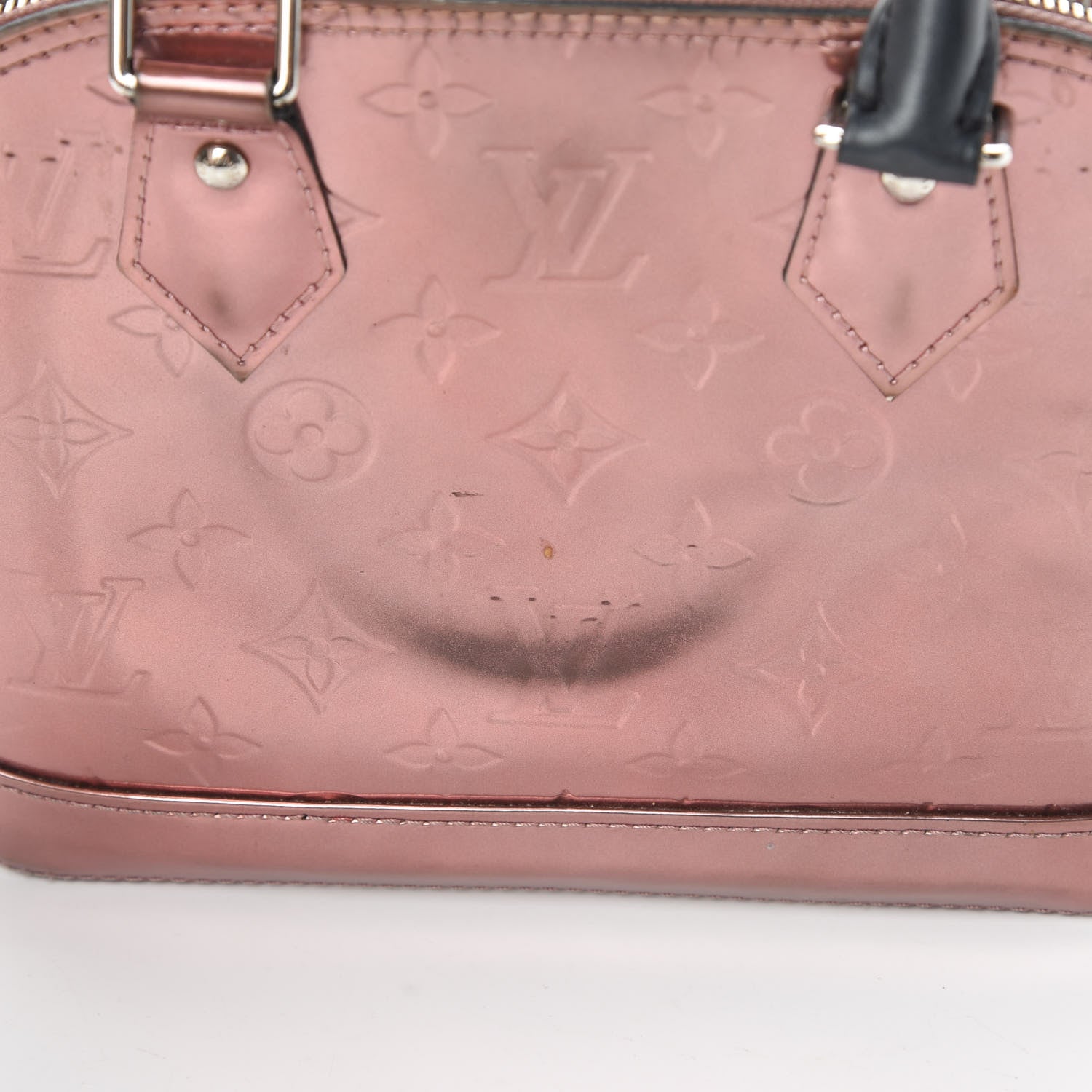 Louis Vuitton Vernis Alma BB Rose Cuivre 15 of 22