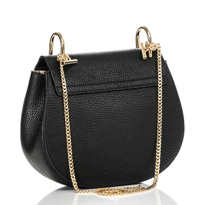 Chloe Grained Lambskin Drew Shoulder Bag Black 3 of 6
