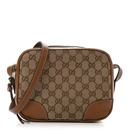 Gucci Monogram Mini Bree Messenger Bag Beige Tabacco 1 of 10