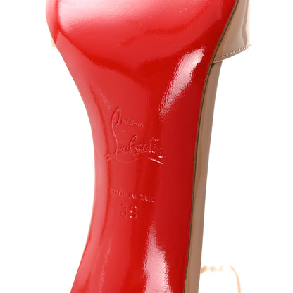 Christian Louboutin Patent Nappa Trezanita 70 Sandals 39 Nude 7 of 9