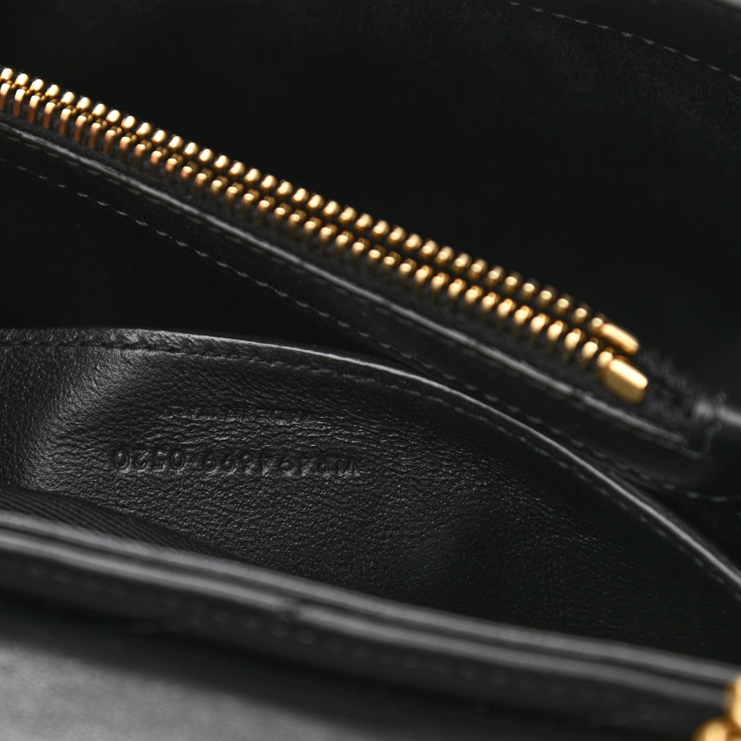Calfskin Y Quilted Monogram Small Loulou Chain Satchel Black
