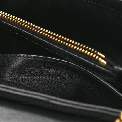 Saint Laurent Calfskin Y Quilted Monogram Small Loulou Chain Satchel Black 8 of 11