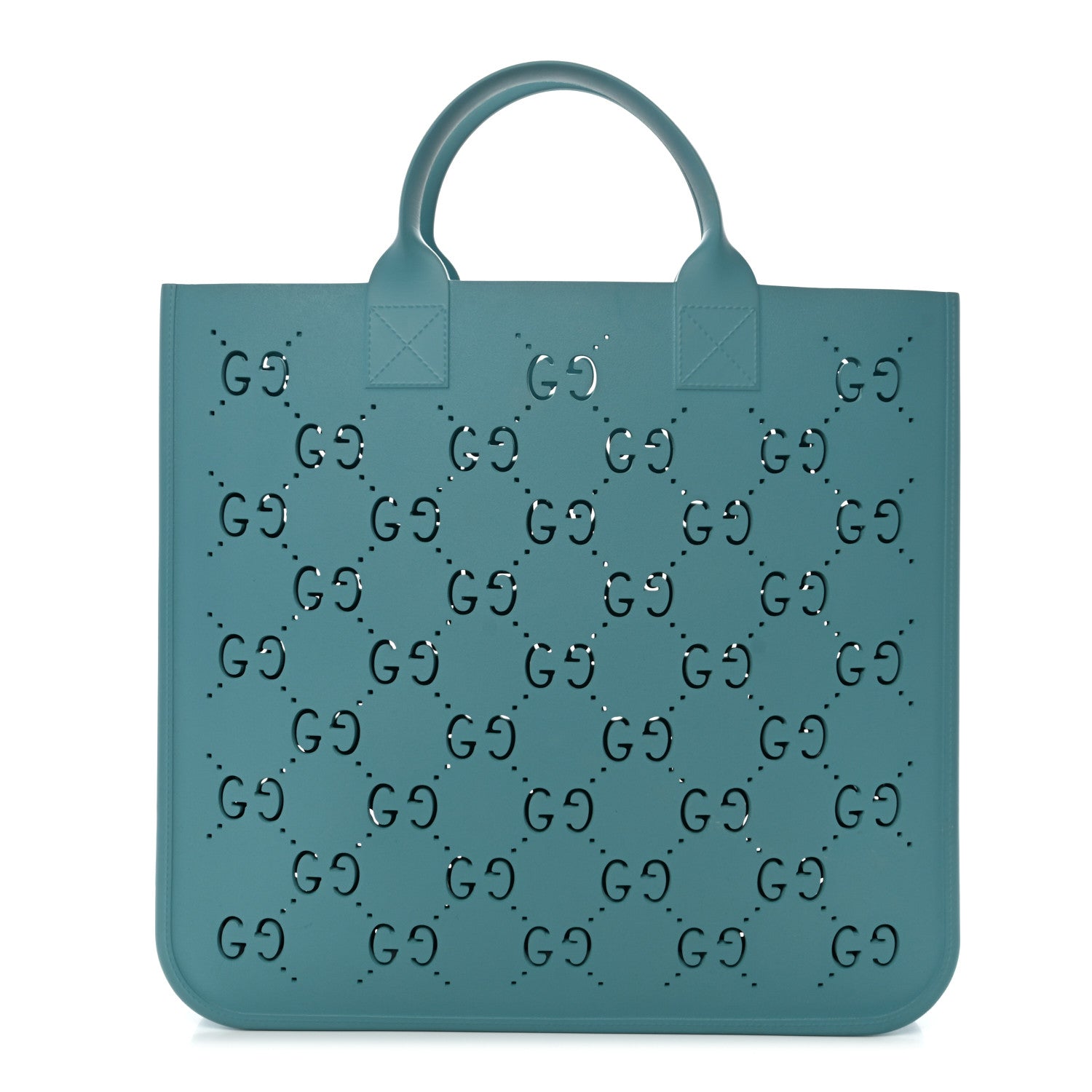 Gucci Rubber Kids GG Tote Dusty Azure 1 of 9