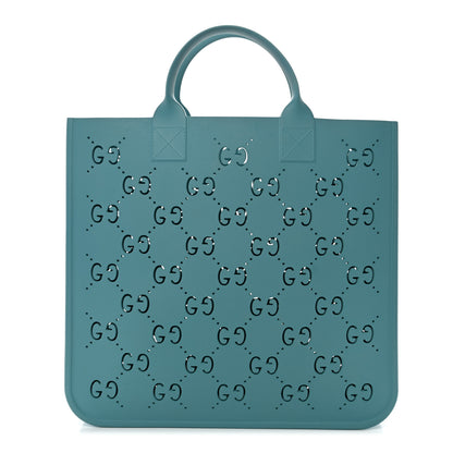 Gucci Rubber Kids GG Tote Dusty Azure 1 of 9