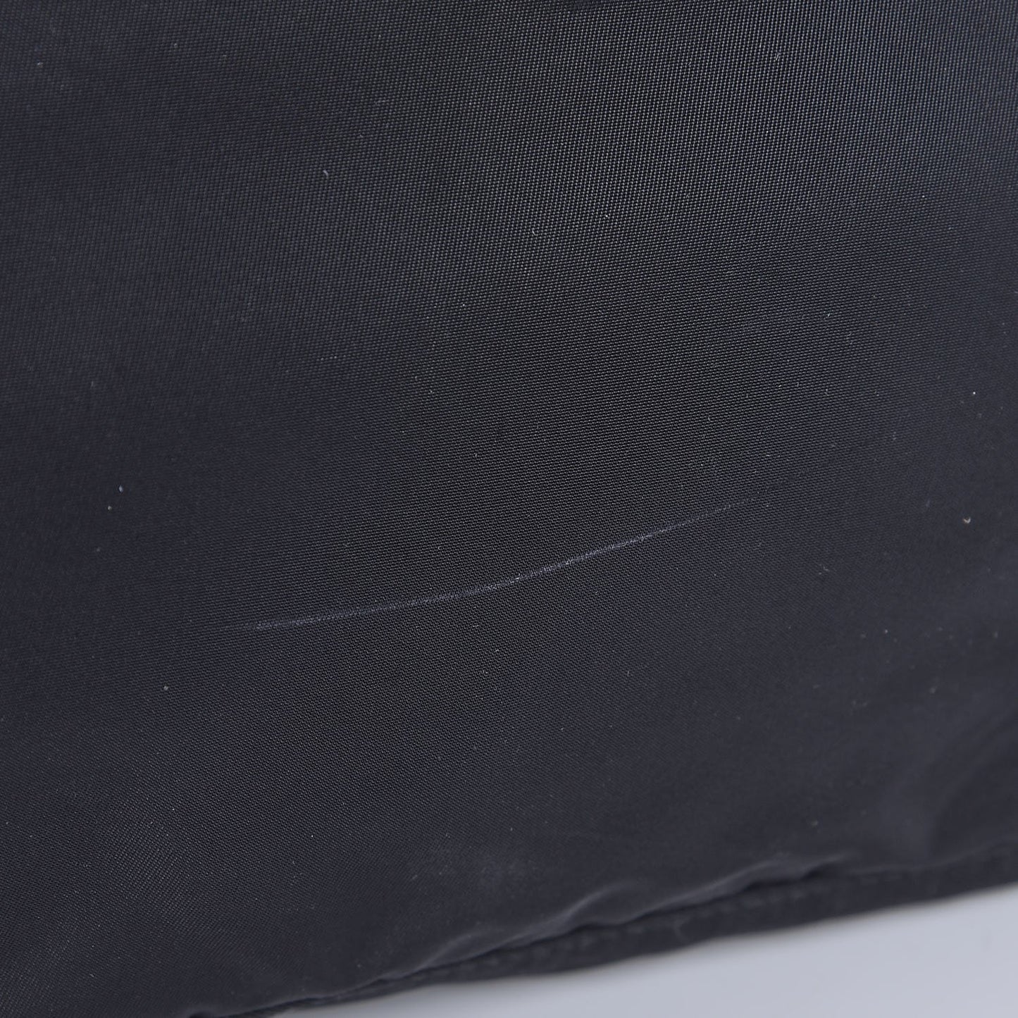 Tessuto Nylon Flat Messenger Bag Black