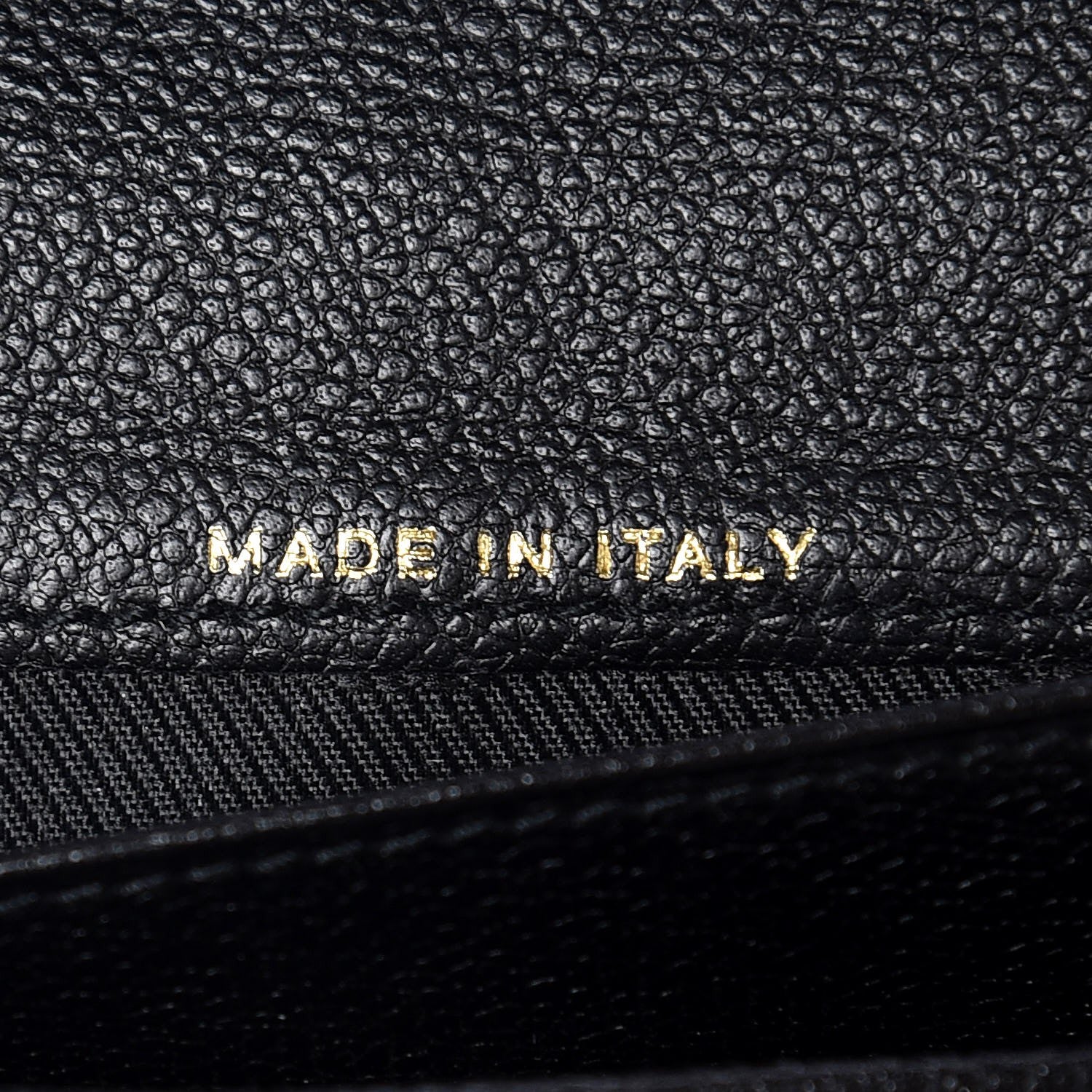 Chanel Grained Calfskin CC Button Wallet Black 9 of 11