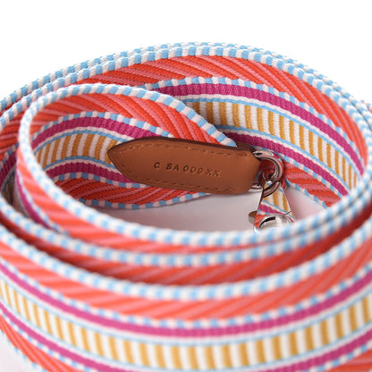 Hermes Toile Swift 50mm Sangle Cavale Shoulder Strap Capucine Magnolia Gold 3 of 4