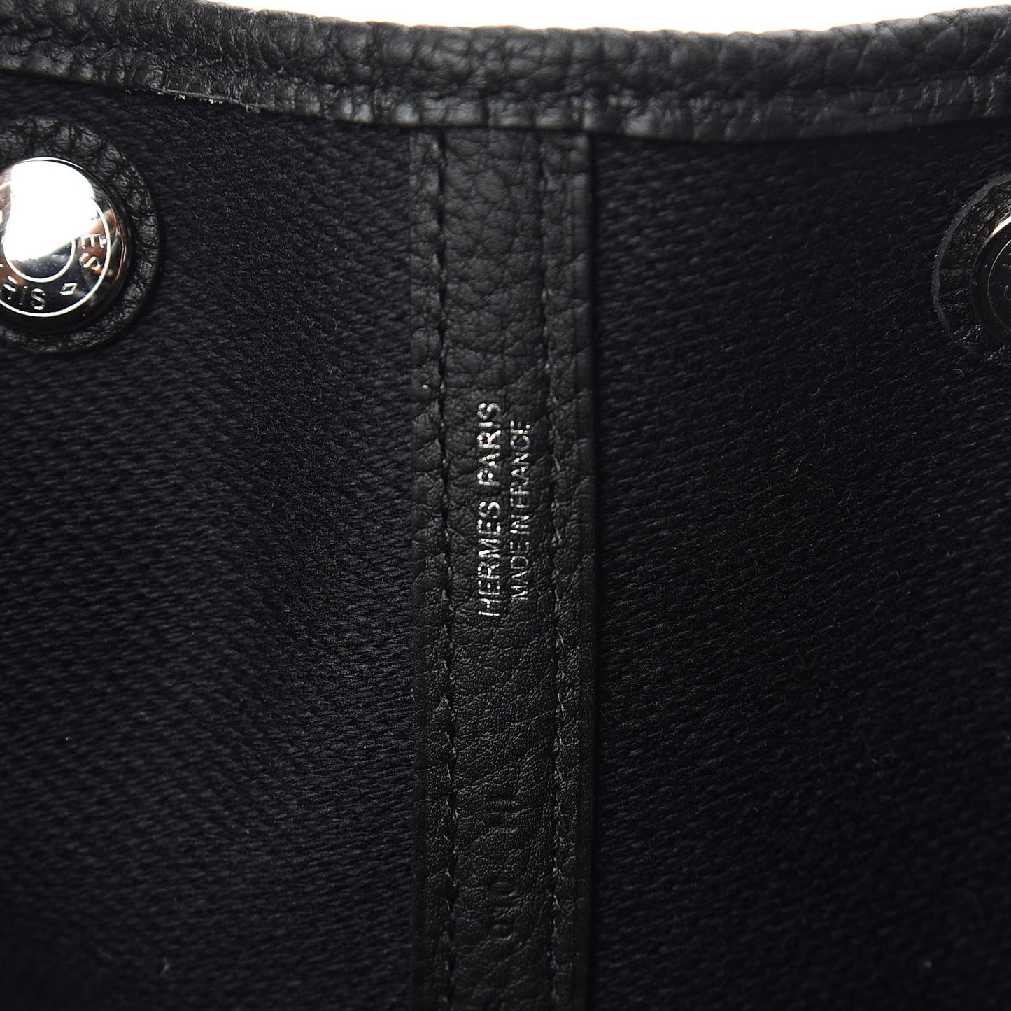 Twill H Negonda Garden Party 36 MM Tote Ecru Black