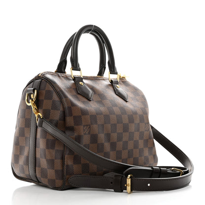 Louis Vuitton Damier Ebene Speedy Bandouliere 25 2 of 13