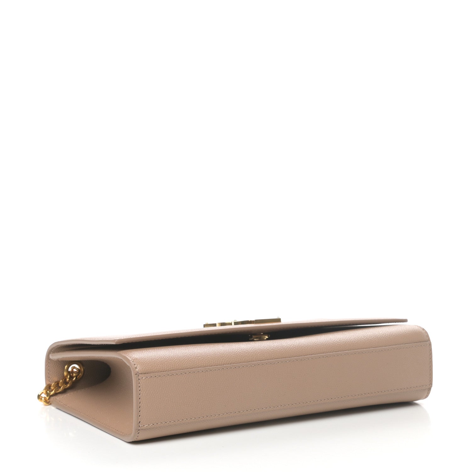 Saint Laurent Grain De Poudre Medium Monogram Kate Satchel Nude Powder 4 of 8