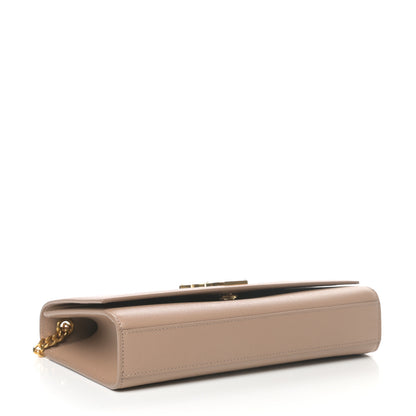 Saint Laurent Grain De Poudre Medium Monogram Kate Satchel Nude Powder 4 of 8