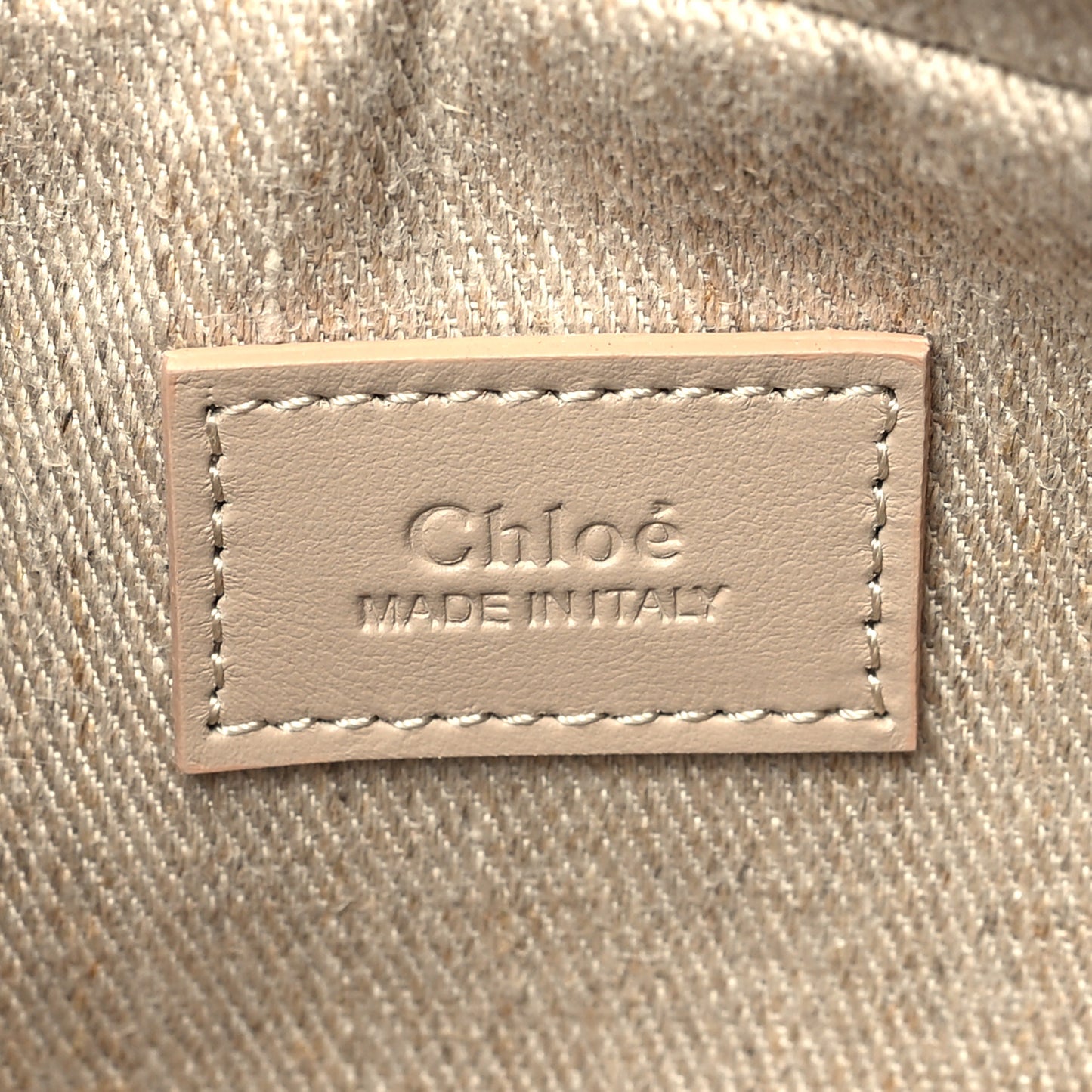 Linen Woody Belt Bag Blush Beige