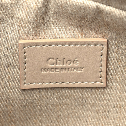 Chloe Linen Woody Belt Bag Blush Beige 6 of 9