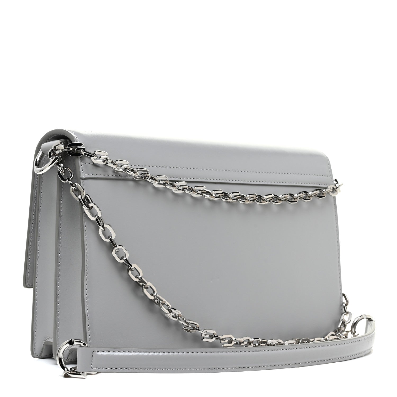 Givenchy Calfskin Medium 4G Chain Shoulder Bag Cloud Grey 3 of 12