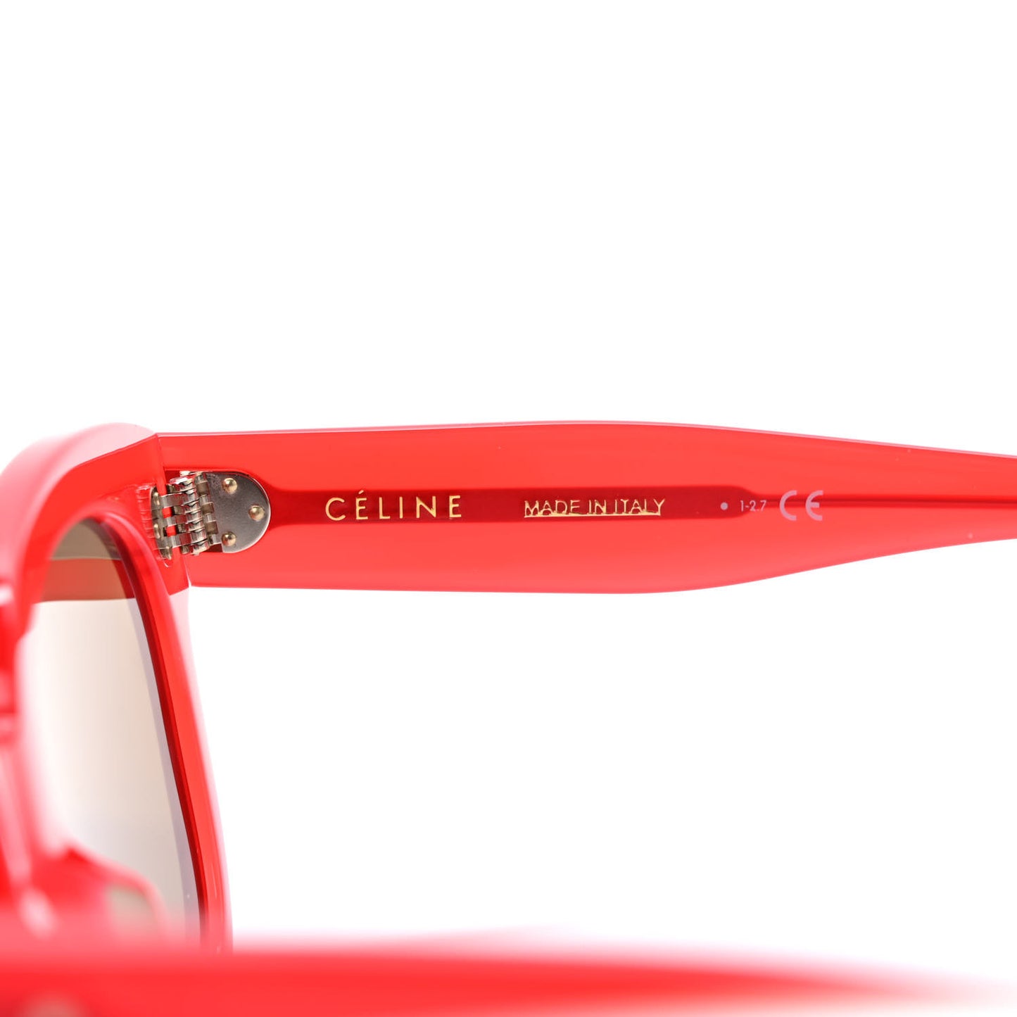 Polarized Square Sunglasses CL40002U Milky Red