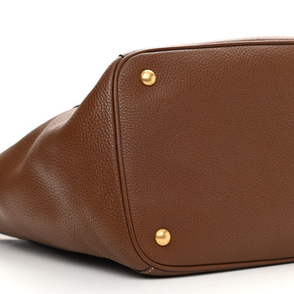 Prada Vitello Daino Tote Palissandro 8 of 12