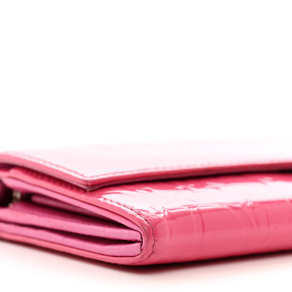 Christian Dior Patent Ultimate Rendez-vous Chain Wallet Fuchsia 10 of 14