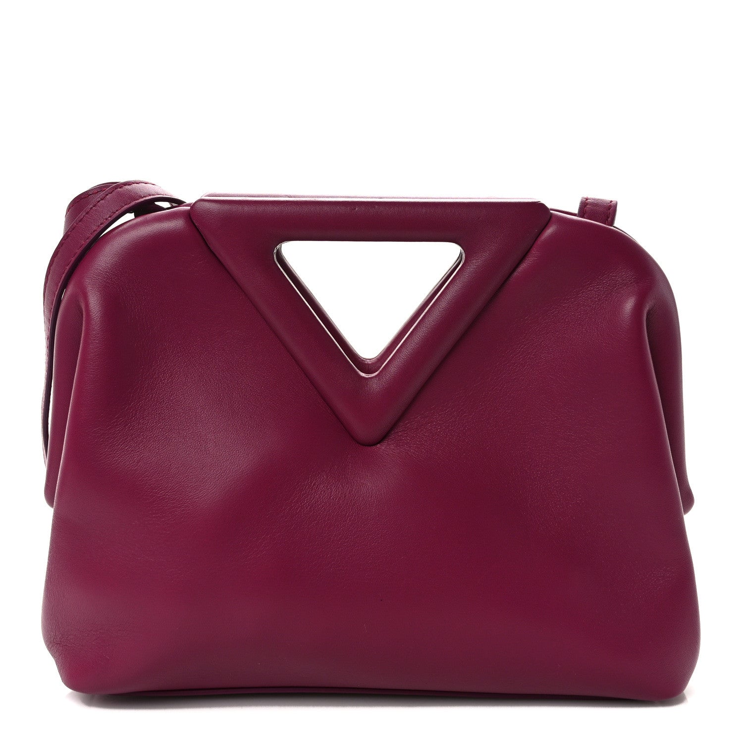 Bottega Veneta Calfskin Small The Point Triangle Bag Cinnabar 1 of 9