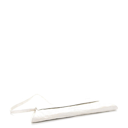 Nancy Gonzalez Crocodile Clutch White 5 of 9