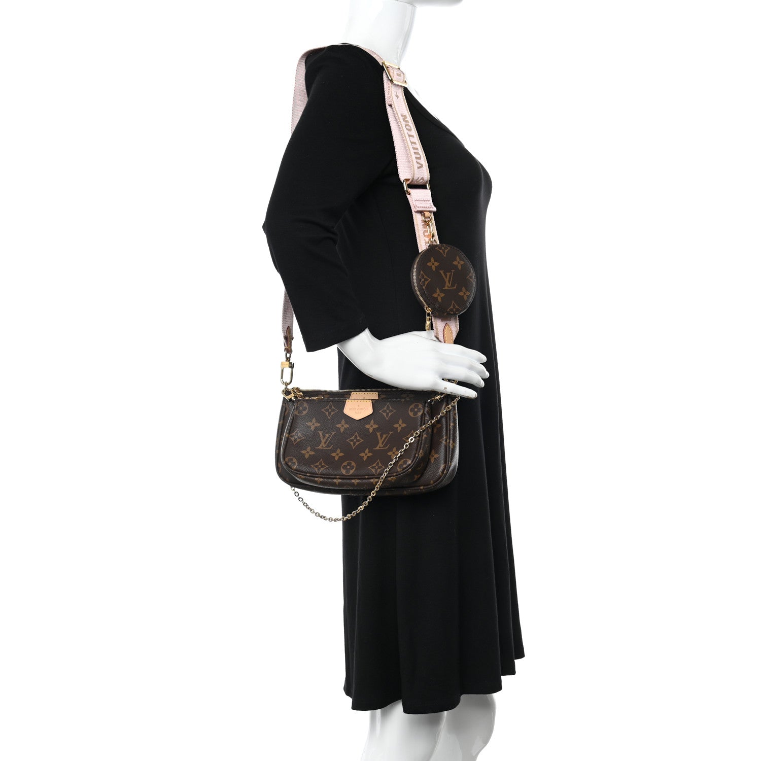 Louis Vuitton Monogram Multi Pochette Accessories Rose Clair 2 of 10