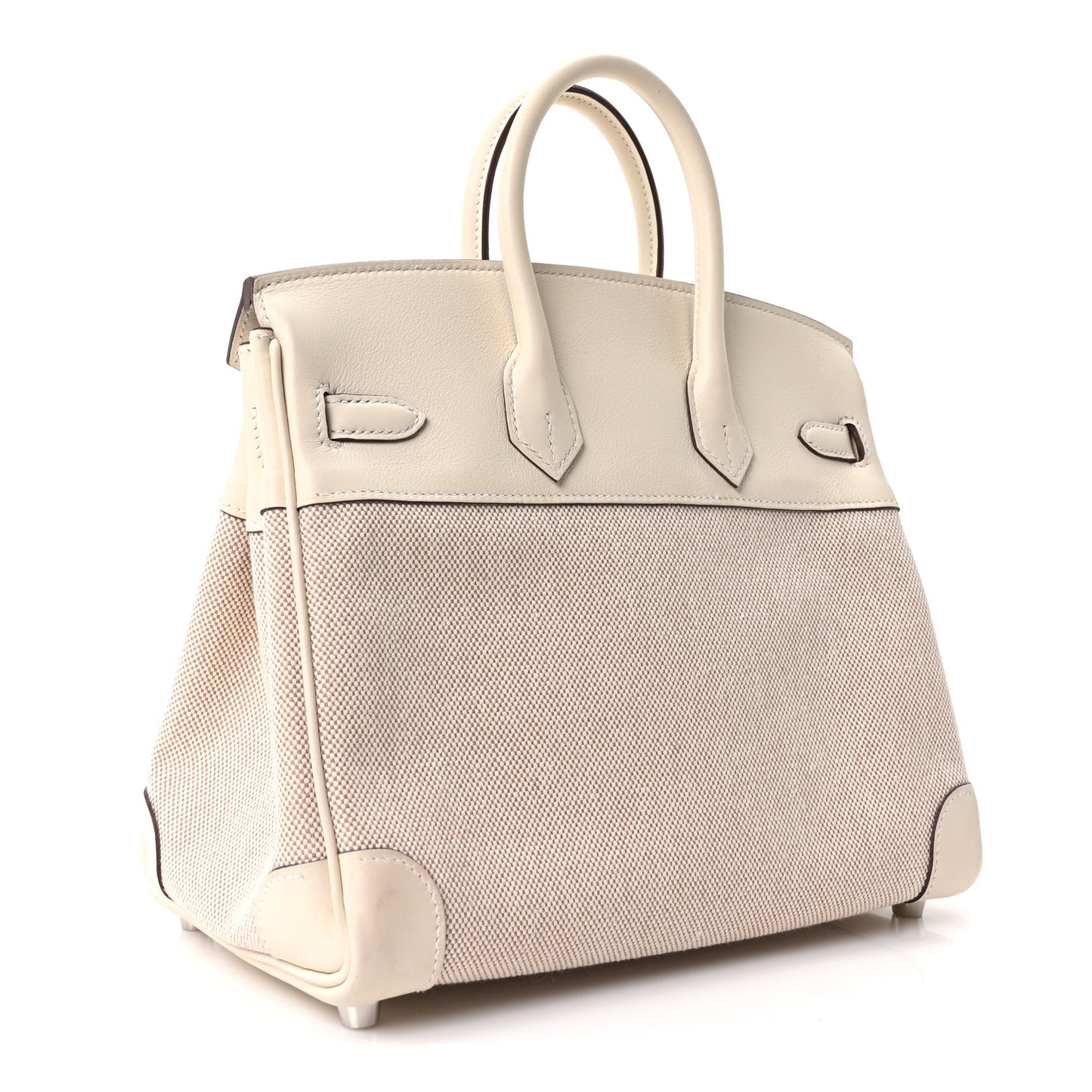 Toile H Swift Birkin 25 Ecru Nata