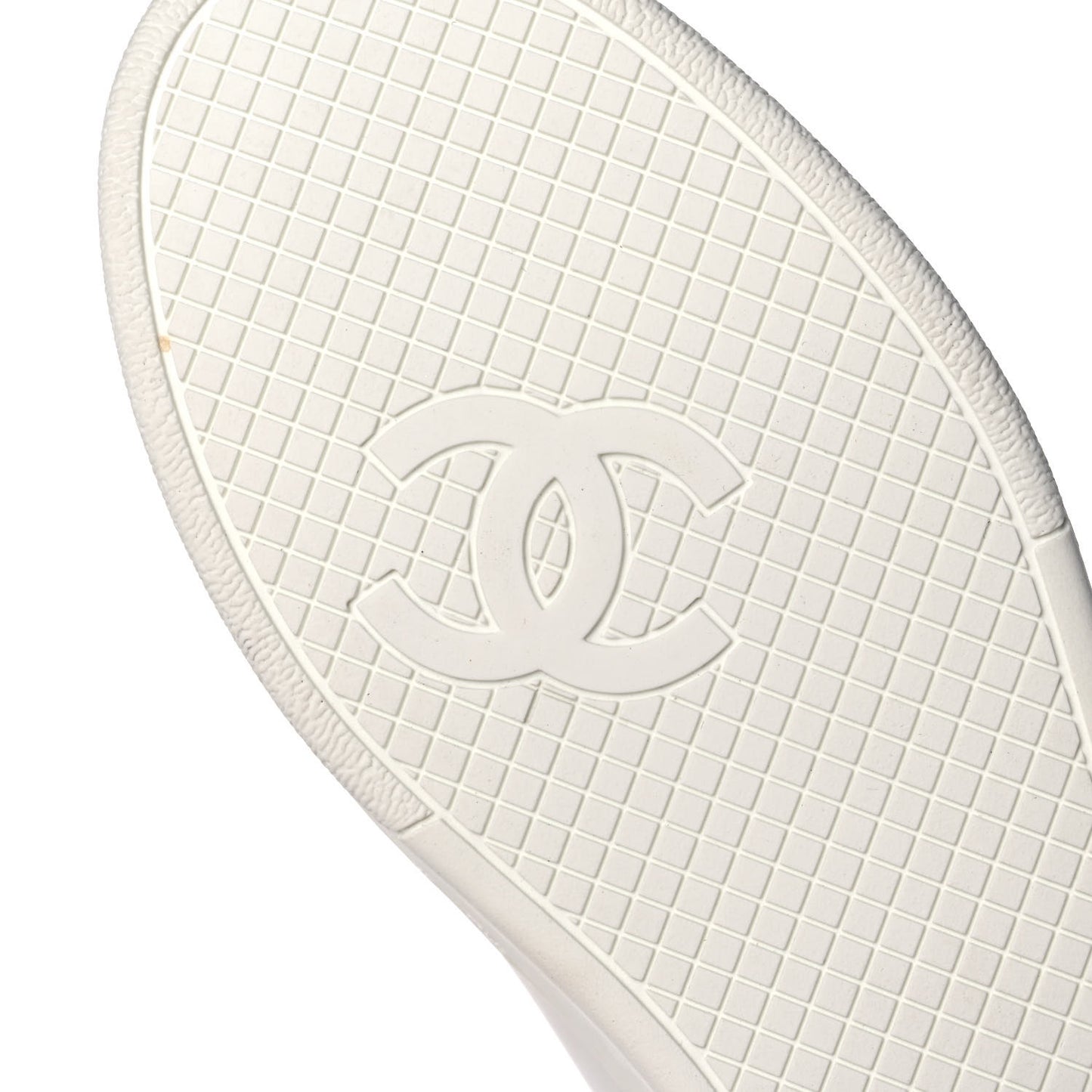 Calfskin CC Sneakers 35.5 White