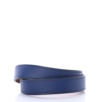 Hermes Swift Kelly Double Tour Bracelet S Bleu Saphir 2 of 3