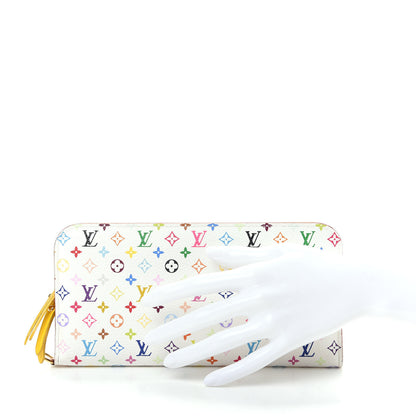 Louis Vuitton Monogram Multicolor Insolite Wallet White Citron 2 of 8