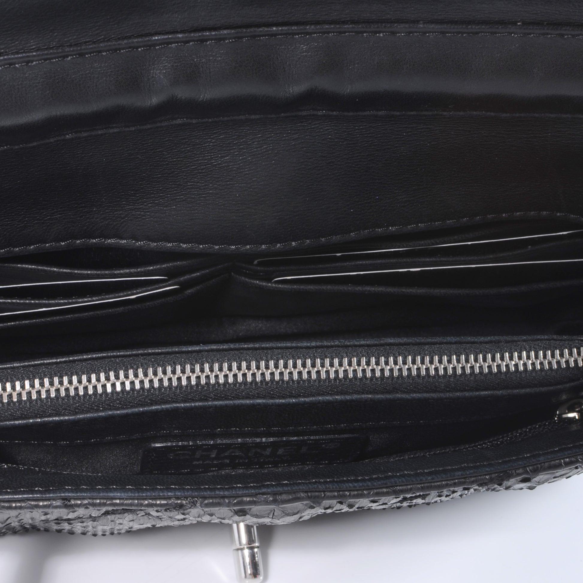 Chanel Python Ultimate Stitch Flap Black 6 of 10