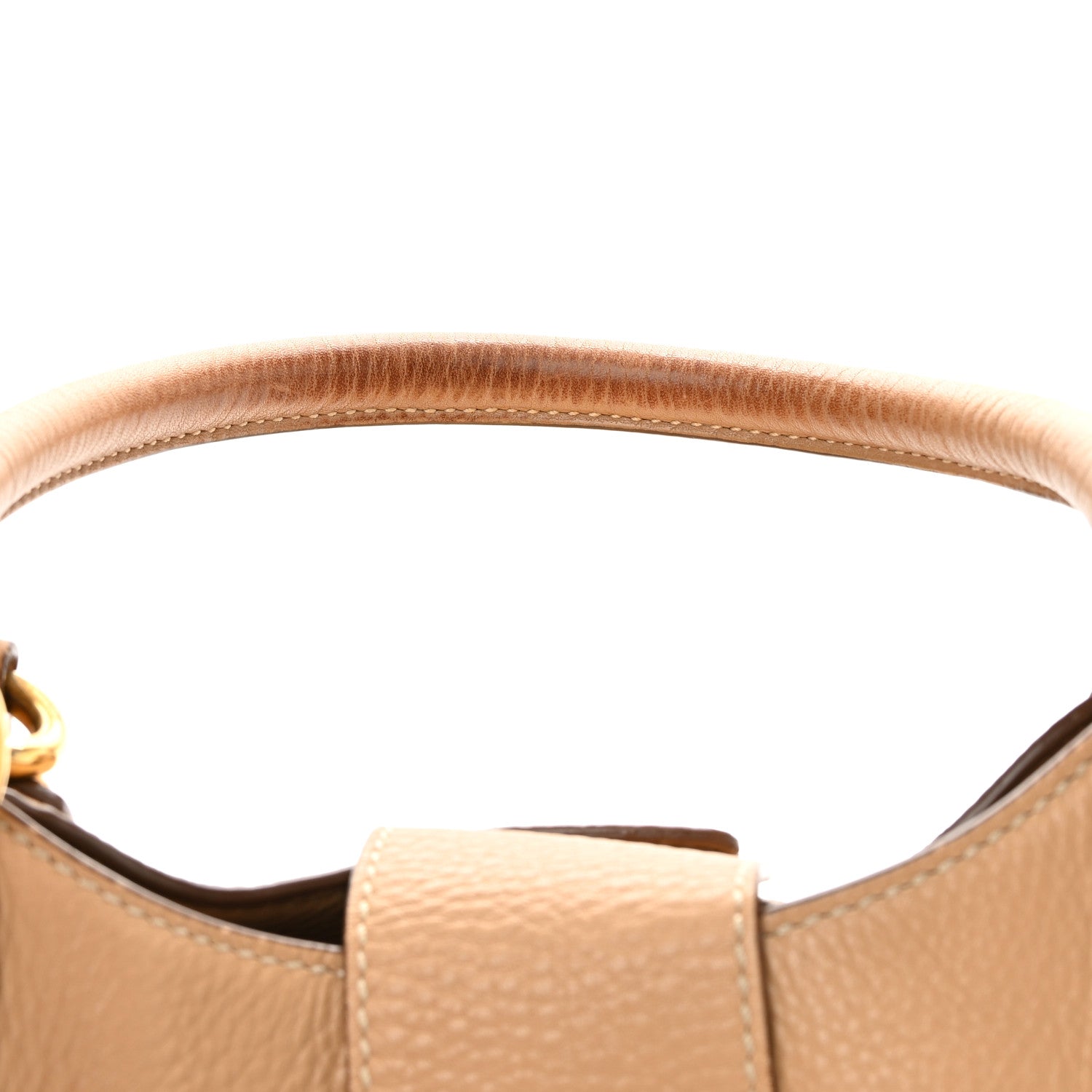 Prada Vitello Daino Pushlock Tote Sughero 20 of 23