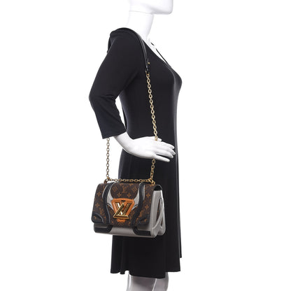 Louis Vuitton Calfskin Monogram Twist Shoulder Bag MM 2 of 10