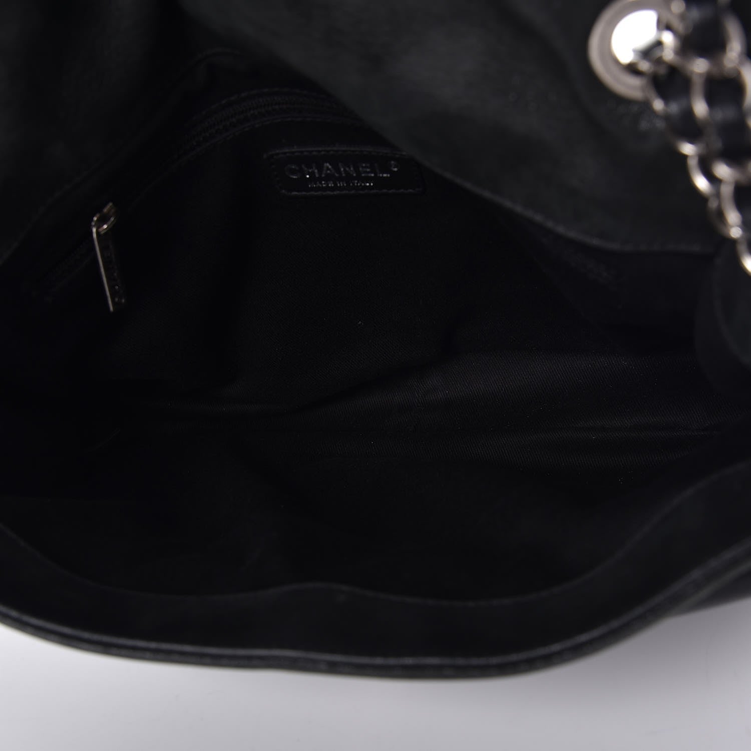 Chanel Iridescent Calfskin Jumbo In the Mix Double Flap Black 5 of 7