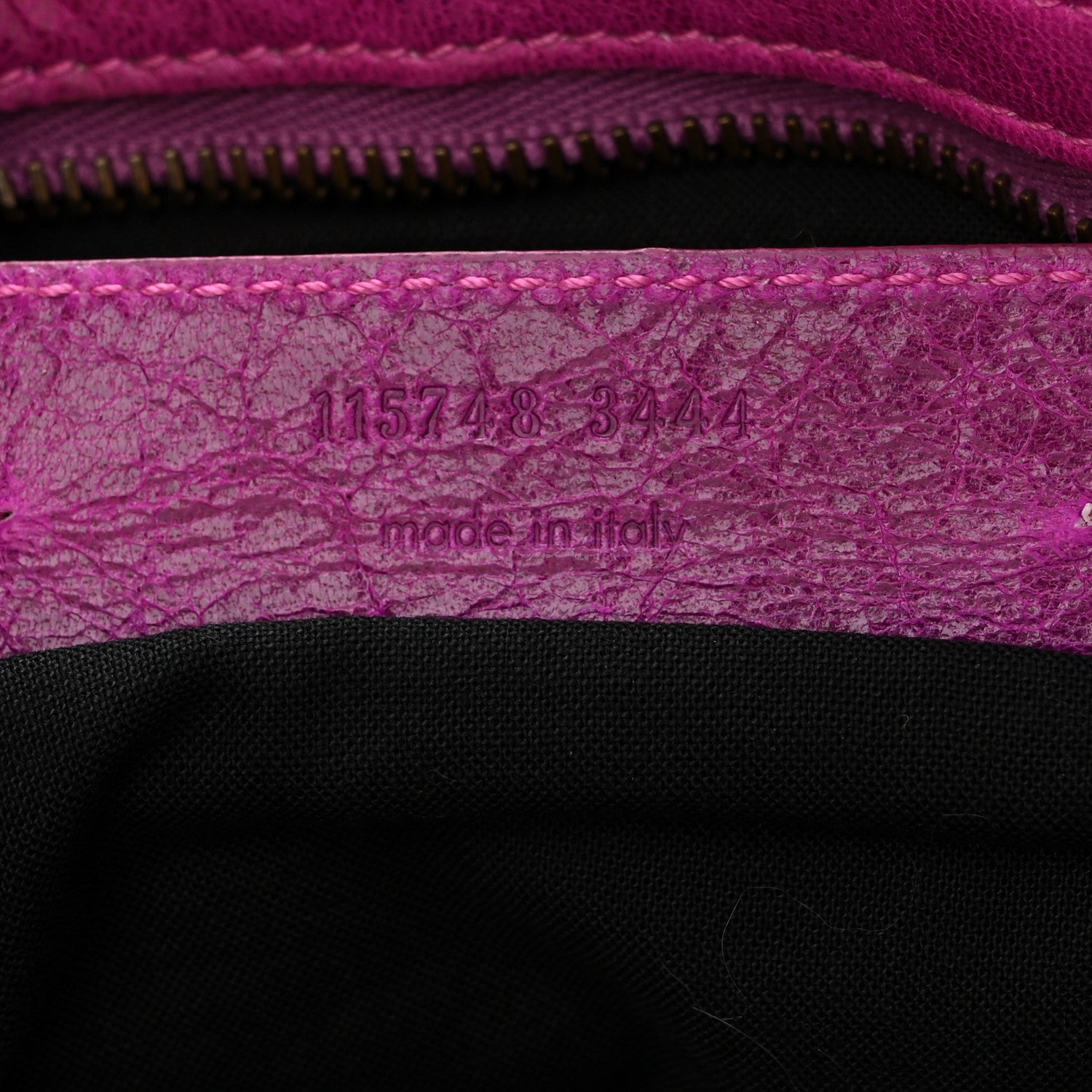 Louis Vuitton BALENCIAGA Agneau Classic Hardware City Magenta 7 of 14
