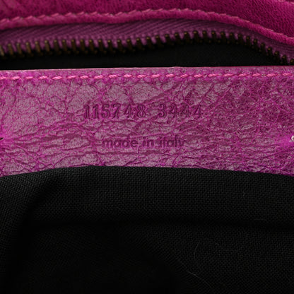 Louis Vuitton BALENCIAGA Agneau Classic Hardware City Magenta 7 of 14