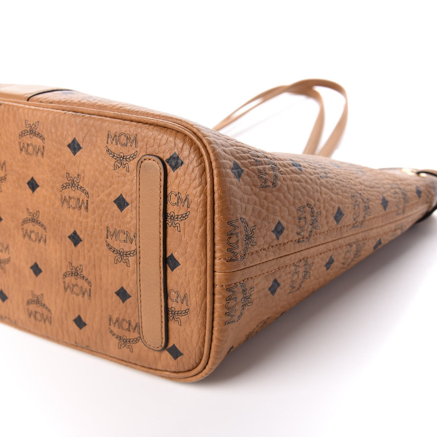 Visetos Medium Liz Reversible Shopper Tote Cognac