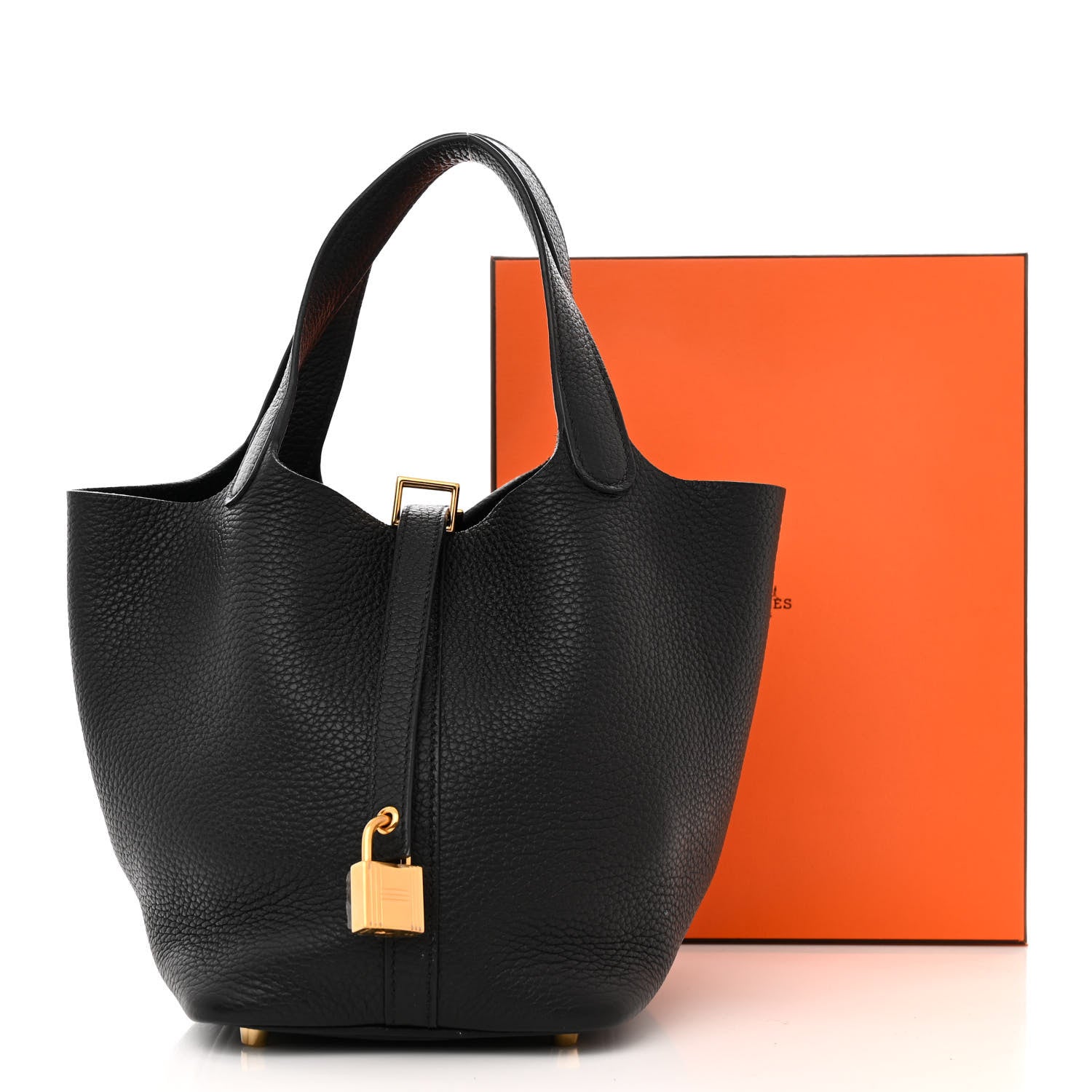 Hermes Taurillon Clemence Picotin Lock 18 PM Black 11 of 11
