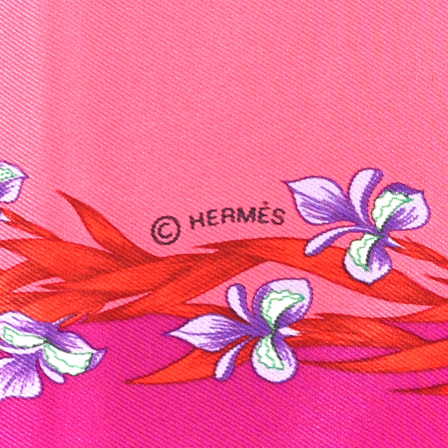 Silk Cheval Fleuri Scarf 90