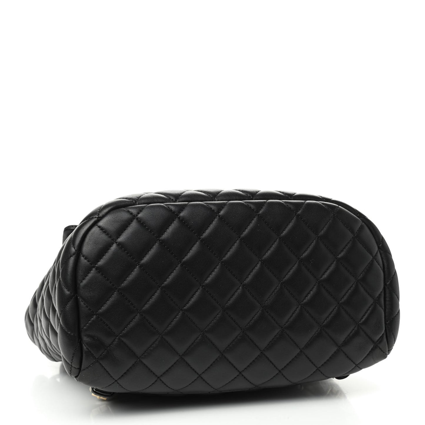 Lambskin Quilted Large Urban Spirit Backpack Black
