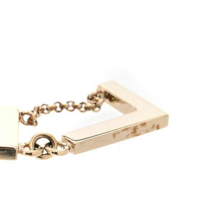 Chanel Metal Cha-Nel Logo Drop Earrings Gold 6 of 7