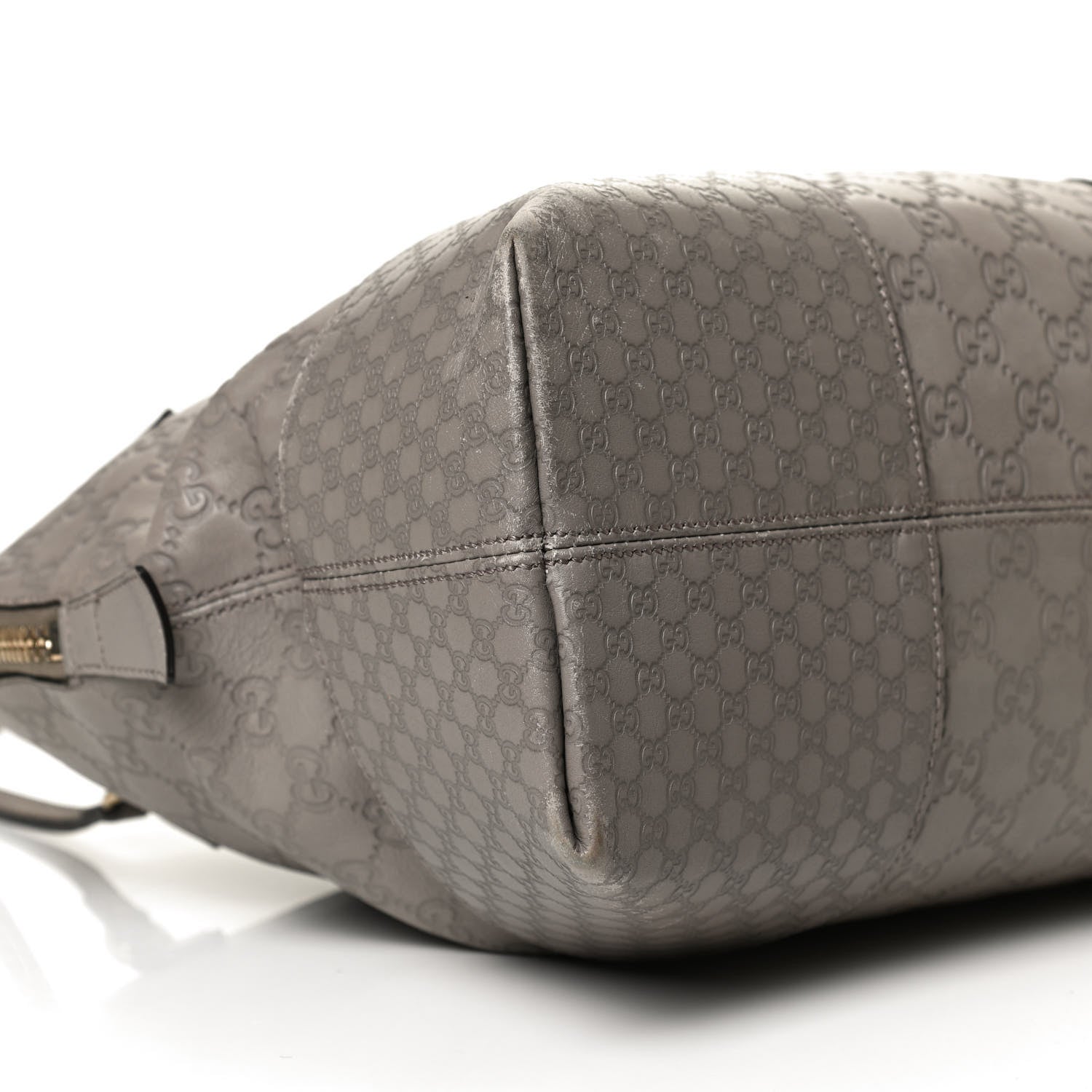 Gucci Guccissima Medium Bree Shoulder Bag Storm Grey 9 of 17