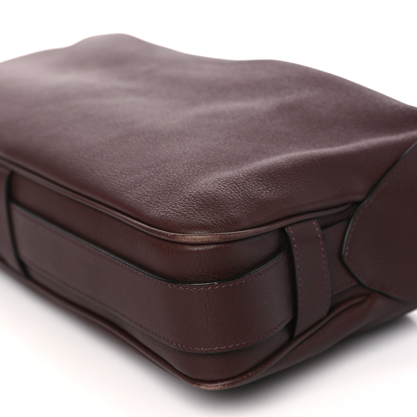 Supple Calfskin Medium Romy Shoulder Bag Hickory