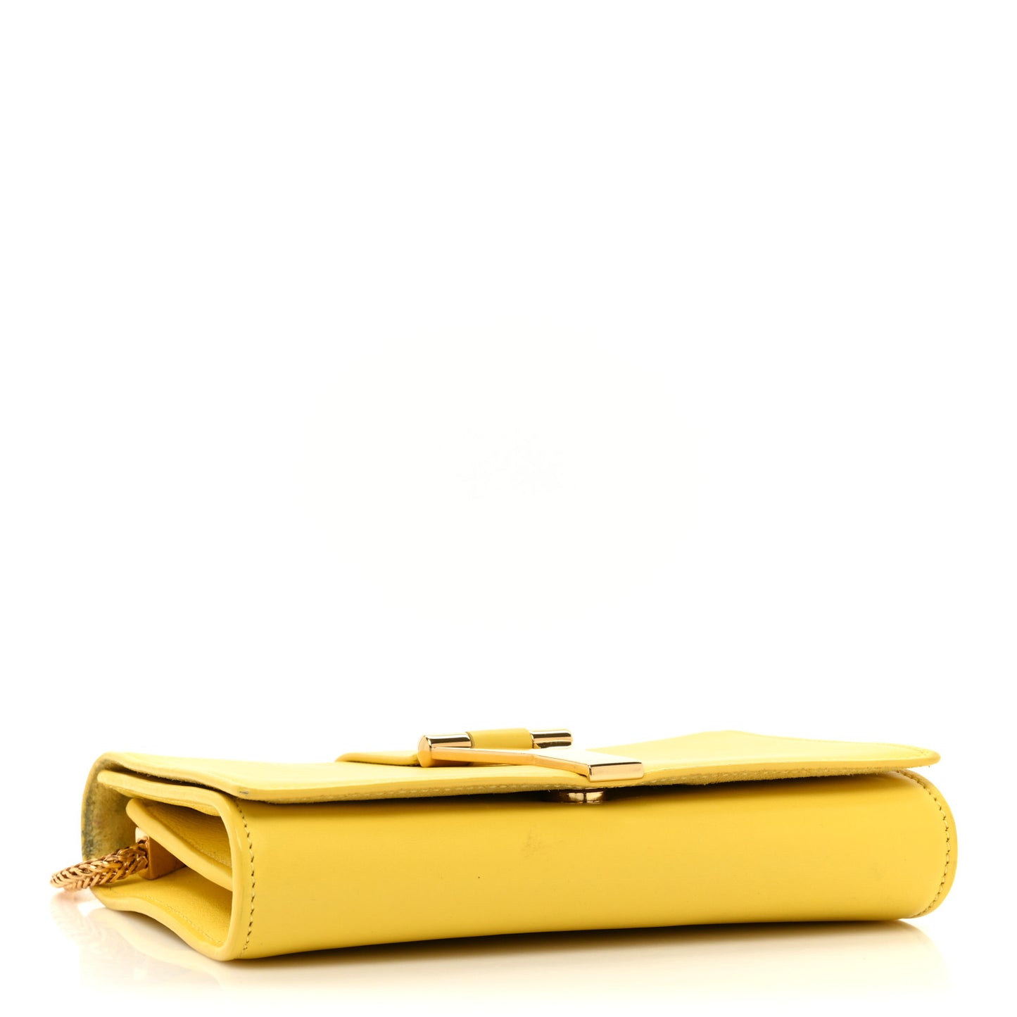 Calfskin Mini Y Ligne Crossbody Pochette Bag Yellow