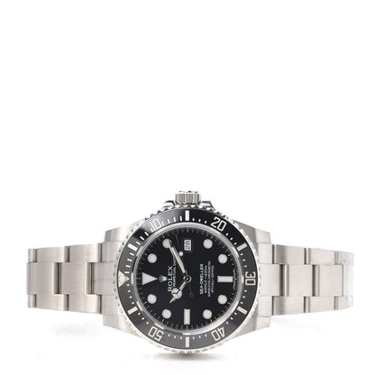 Rolex Stainless Steel 40mm Oyster Perpetual Date Sea-Dweller Watch Black 116600 2 of 5