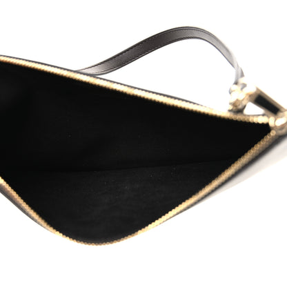 Gucci Calfskin Totissima Zip Wristlet Pouch Ebony 5 of 6