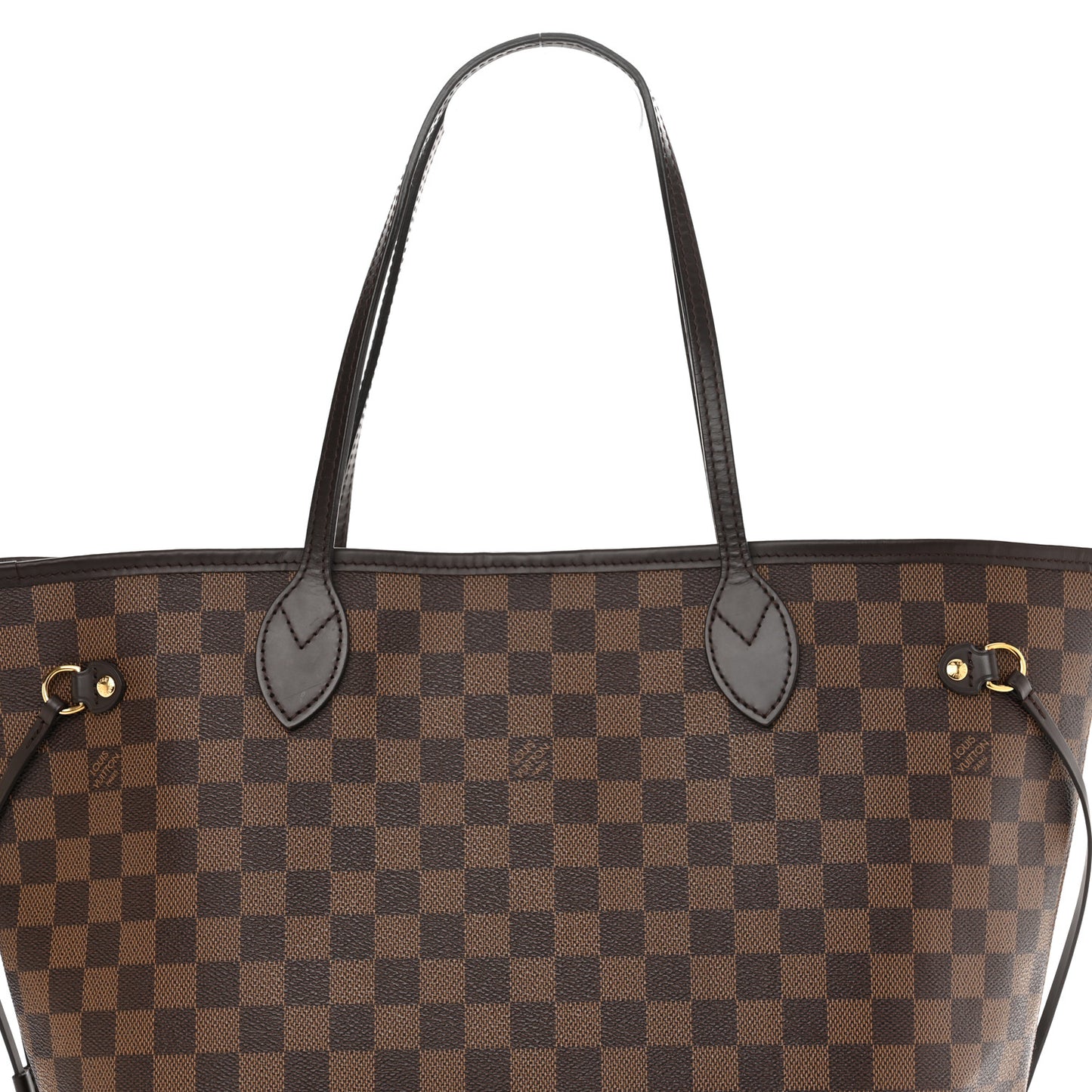 Damier Ebene Neo Neverfull MM Rose Ballerine